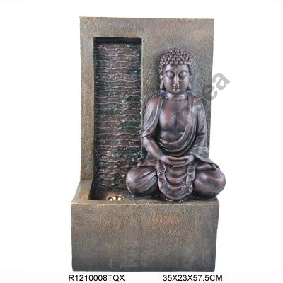 Fontaine LED Fontaine Tranquil Bouddha apaisante River River Rochers Relaxation Méditer
