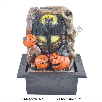 Halloween Hanté Skull Fontaine d'eau Spooky Jack-O'-Lanterns