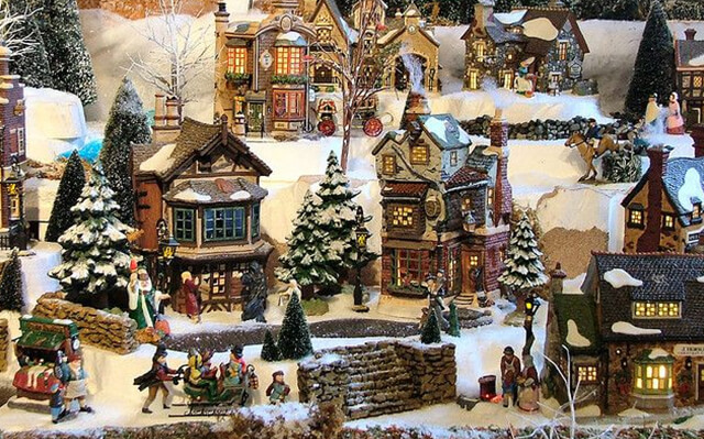villages animés de Noël